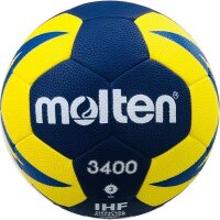 Molten H3X3400 Handball Trainingsball Erwachsene - blau/gelb
