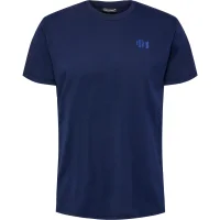 hummel Hmlcourt Cotton T-Shirt S/S Herren - marine