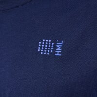 hummel Hmlcourt Cotton T-Shirt S/S Herren - marine - S