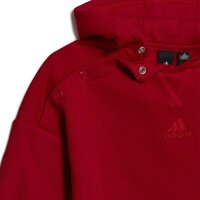 adidas Fleece Jogginganzug Baby - rot/schwarz -74