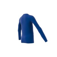 adidas Team Base Shirt Longsleeve Kinder - blau