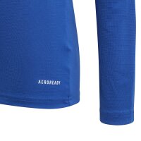 adidas Team Base Shirt Longsleeve Kinder - blau