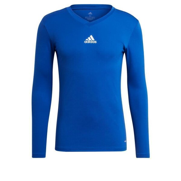 adidas Team Base Shirt Longsleeve Herren - blau-L