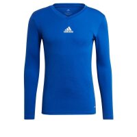 adidas Team Base Shirt Longsleeve Herren - blau-L