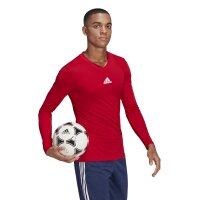 adidas Team Base Shirt Longsleeve Herren - rot