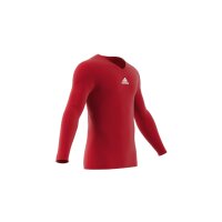 adidas Team Base Shirt Longsleeve Herren - rot