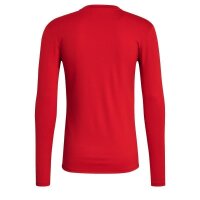 adidas Team Base Shirt Longsleeve Herren - rot XL