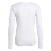 adidas Team Base Shirt Longsleeve Herren - weiß