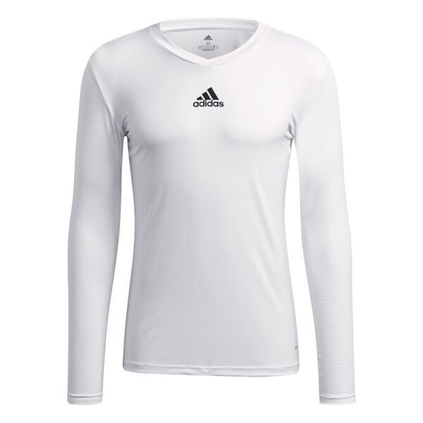 adidas Team Base Shirt Longsleeve Herren - weiß S