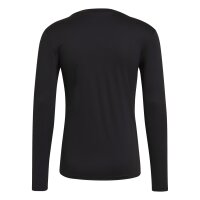 adidas Team Base Shirt Longsleeve Herren - schwarz