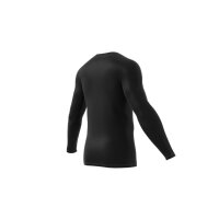 adidas Team Base Shirt Longsleeve Herren - schwarz