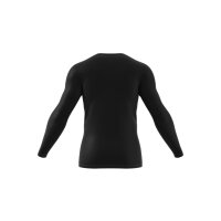 adidas Team Base Shirt Longsleeve Herren - schwarz