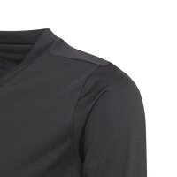 adidas Team Base Shirt Longsleeve Kinder - schwarz