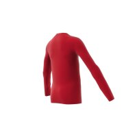 adidas Team Base Shirt Longsleeve Kinder - rot