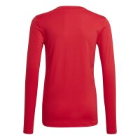 adidas Team Base Shirt Longsleeve Kinder - rot