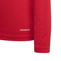 adidas Team Base Shirt Longsleeve Kinder - rot