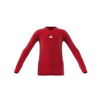 adidas Team Base Shirt Longsleeve Kinder - rot