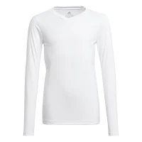 adidas Team Base Shirt Longsleeve Kinder - weiß