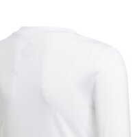 adidas Team Base Shirt Longsleeve Kinder - weiß