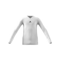 adidas Team Base Shirt Longsleeve Kinder - weiß
