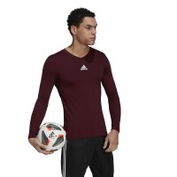 adidas Team Base Shirt Longsleeve Herren - bordeaux