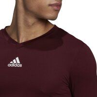 adidas Team Base Shirt Longsleeve Herren - bordeaux