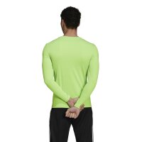 adidas Team Base Shirt Longsleeve Herren - neongrün