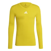 adidas Team Base Shirt Longsleeve Herren - gelb