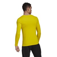 adidas Team Base Shirt Longsleeve Herren - gelb