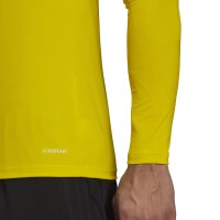 adidas Team Base Shirt Longsleeve Herren - gelb