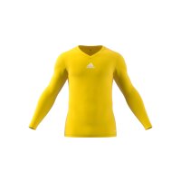 adidas Team Base Shirt Longsleeve Herren - gelb