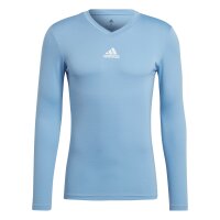 adidas Team Base Shirt Longsleeve Herren - hellblau
