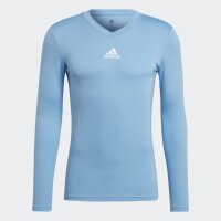 adidas Team Base Shirt Longsleeve Herren - hellblau