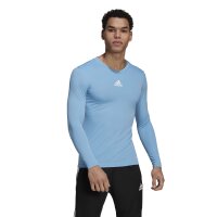 adidas Team Base Shirt Longsleeve Herren - hellblau