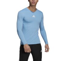 adidas Team Base Shirt Longsleeve Herren - hellblau