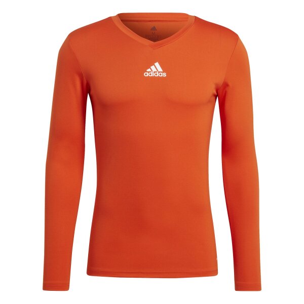 adidas Team Base Shirt Longsleeve Herren - orange