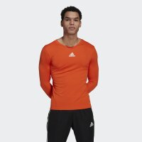 adidas Team Base Shirt Longsleeve Herren - orange