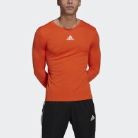 adidas Team Base Shirt Longsleeve Herren - orange