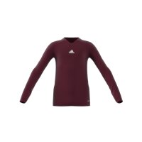 adidas Team Base Shirt Longsleeve Kinder - bordeaux