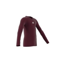 adidas Team Base Shirt Longsleeve Kinder - bordeaux