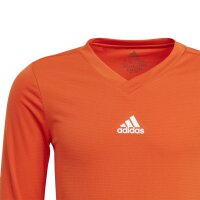 adidas Team Base Shirt Longsleeve Kinder - orange