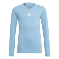 adidas Team Base Shirt Longsleeve Kinder - hellblau