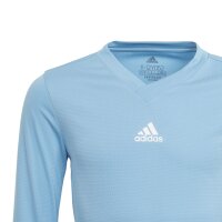 adidas Team Base Shirt Longsleeve Kinder - hellblau