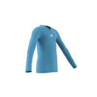 adidas Team Base Shirt Longsleeve Kinder - hellblau