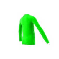 adidas Team Base Shirt Longsleeve Kinder - neongrün