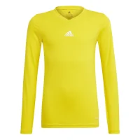 adidas Team Base Shirt Longsleeve Kinder - gelb