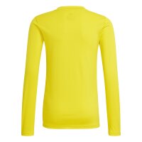 adidas Team Base Shirt Longsleeve Kinder - gelb