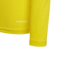adidas Team Base Shirt Longsleeve Kinder - gelb