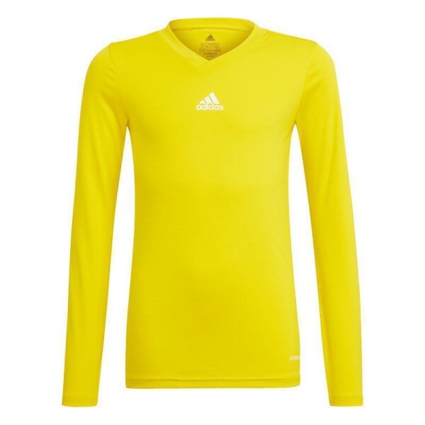 adidas Team Base Shirt Longsleeve Kinder - gelb 176