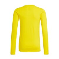 adidas Team Base Shirt Longsleeve Kinder - gelb 176
